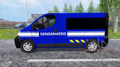 Renault Trafic Gendarmerie pour Farming Simulator 2015
