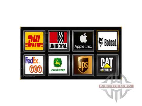 Logos von realen Firmen für American Truck Simulator