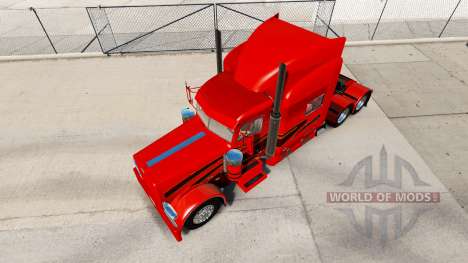 Die Haut der Orange Karte für den truck-Peterbil für American Truck Simulator