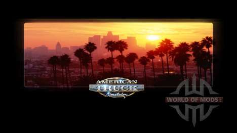 Les écrans de chargement de la Californie pour American Truck Simulator