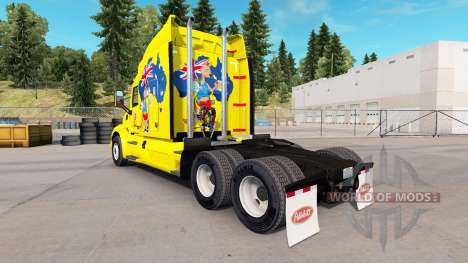 Kangourou de la peau pour le camion Peterbilt pour American Truck Simulator