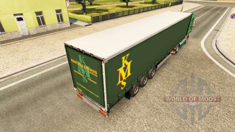 Ken Mallinson skin for DAF truck für Euro Truck Simulator 2