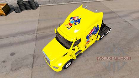 Kangourou de la peau pour le camion Peterbilt pour American Truck Simulator