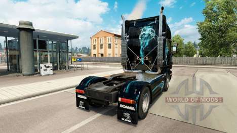 Haut, Türkis Rauch für Scania-LKW für Euro Truck Simulator 2