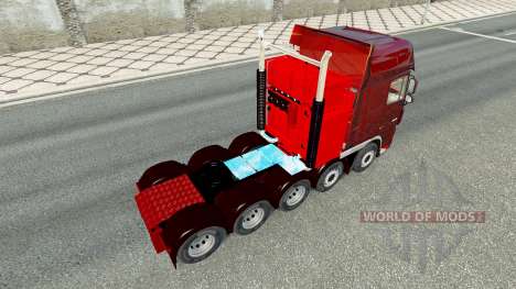 Zusätzliches Fahrwerk für Traktor DAF XF für Euro Truck Simulator 2