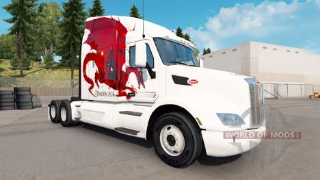 Dragon Age skin für den truck Peterbilt für American Truck Simulator