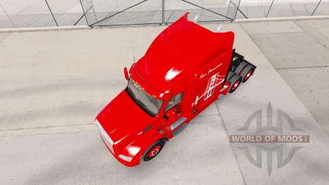 La peau Oakland Bay Bridge pour camion Peterbilt pour American Truck Simulator
