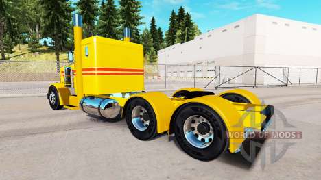 Gelb Benutzerdefinierte skin für den truck Peter für American Truck Simulator
