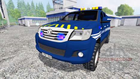 Toyota Hilux [gendarmerie] pour Farming Simulator 2015
