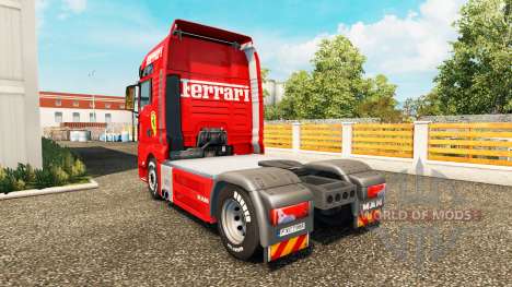 Haut-Ferrari-MANN auf einem Traktor für Euro Truck Simulator 2