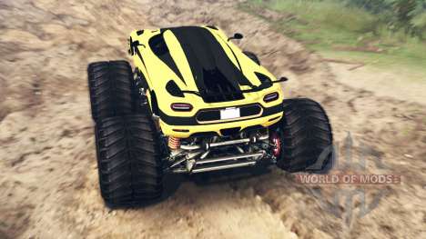 Koenigsegg One:1 Monster v2.0 pour Spin Tires