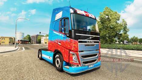 L'Aide Pour le Héros de la peau pour Volvo camio pour Euro Truck Simulator 2