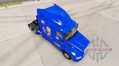NAPA Hendrick skin für den truck Peterbilt für American Truck Simulator