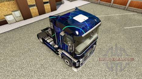 La peau de la Fumée Bleue sur tracteur Renault pour Euro Truck Simulator 2