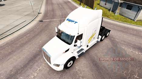 Swift skin für den truck Peterbilt für American Truck Simulator