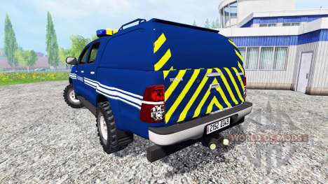 Toyota Hilux [gendarmerie] pour Farming Simulator 2015