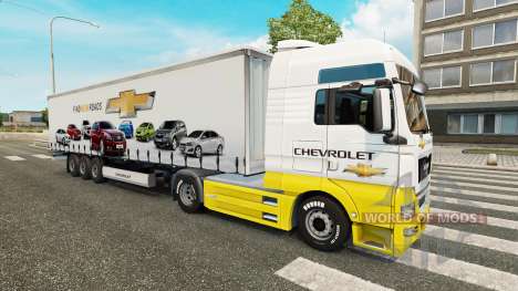 Peaux Société de location de Voitures sur les ca pour Euro Truck Simulator 2