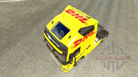DHL peau pour Volvo camion pour Euro Truck Simulator 2