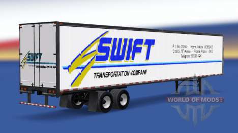 Tous métal-semi-remorque Swift pour American Truck Simulator