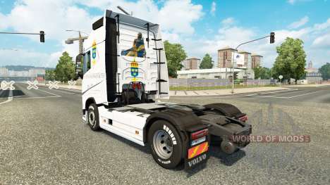 Forsvarsmakten skin für Volvo-LKW für Euro Truck Simulator 2