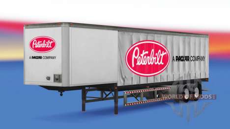Rideau semi-remorque Peterbilt pour American Truck Simulator