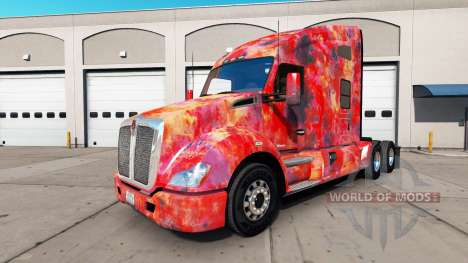 La peau Abstrait pour camion Kenworth pour American Truck Simulator