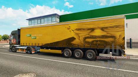 La peau de Walter White dans la remorque pour Euro Truck Simulator 2