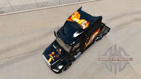 Haut Die Transporter-truck Peterbilt für American Truck Simulator