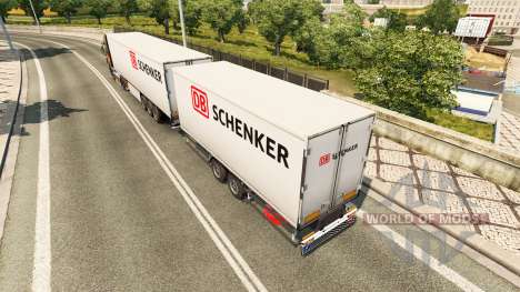 Semi-trailers Krone Gigaliner [DB Schenker] für Euro Truck Simulator 2