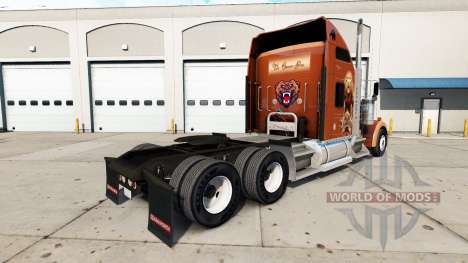 La peau de L'Ours Den sur le camion Kenworth W90 pour American Truck Simulator