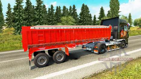 Semi-trailer dump truck für Euro Truck Simulator 2