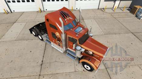 Haut Der Trägt Den auf den truck Kenworth W900 für American Truck Simulator