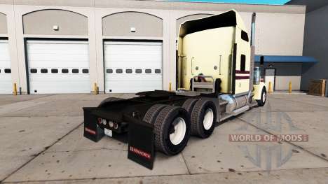 Haut Creme auf die LKW-Kenworth W900 für American Truck Simulator