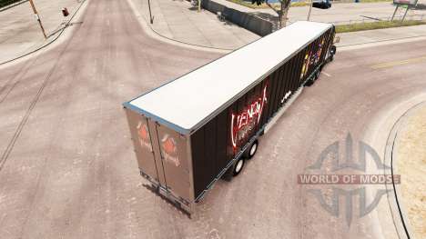 La peau Venin sur la remorque pour American Truck Simulator