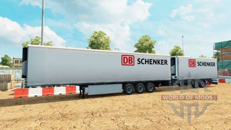Semi-trailers Krone Gigaliner [DB Schenker] für Euro Truck Simulator 2