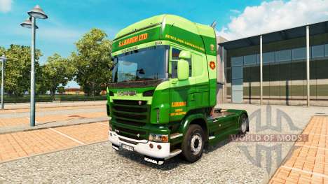 Die S. J. Bargh skin für Scania-LKW für Euro Truck Simulator 2