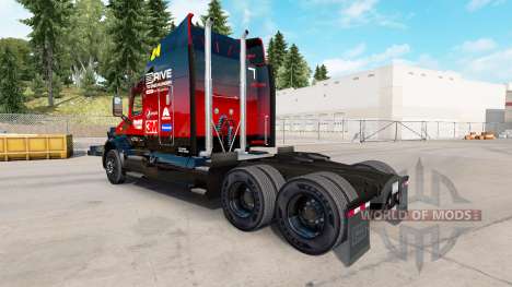 La peau Hendrick v2.0 tracteur Peterbilt pour American Truck Simulator