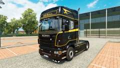 La peau Dorée Lignes sur le tracteur Scania pour Euro Truck Simulator 2