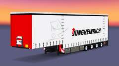 Quatre essieux rideau semi-remorque Krone pour Euro Truck Simulator 2