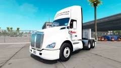 Haut auf Ryder truck Kenworth für American Truck Simulator