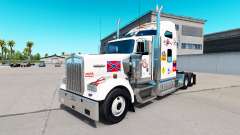 La peau de MS sur le camion Kenworth W900 pour American Truck Simulator