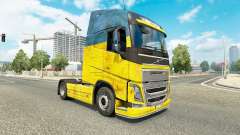 Ukraine-skin für den Volvo truck für Euro Truck Simulator 2