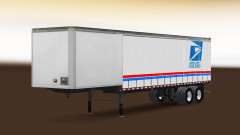 Haut USPS auf den trailer für American Truck Simulator