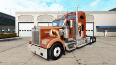 La peau de L'Ours Den sur le camion Kenworth W900 pour American Truck Simulator