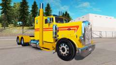 Gelb Benutzerdefinierte skin für den truck Peterbilt 351 für American Truck Simulator