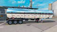 Chrom-Kraftstoff-semi-trailer für American Truck Simulator