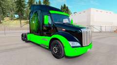 Monster Energy de la peau pour le camion Peterbilt pour American Truck Simulator