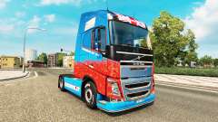 Hilfe Für Helden-skin für den Volvo truck für Euro Truck Simulator 2