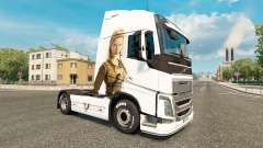 Les Vikings de la peau pour Volvo camion pour Euro Truck Simulator 2