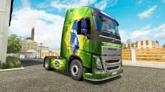 La peau Brasil chez Volvo trucks pour Euro Truck Simulator 2